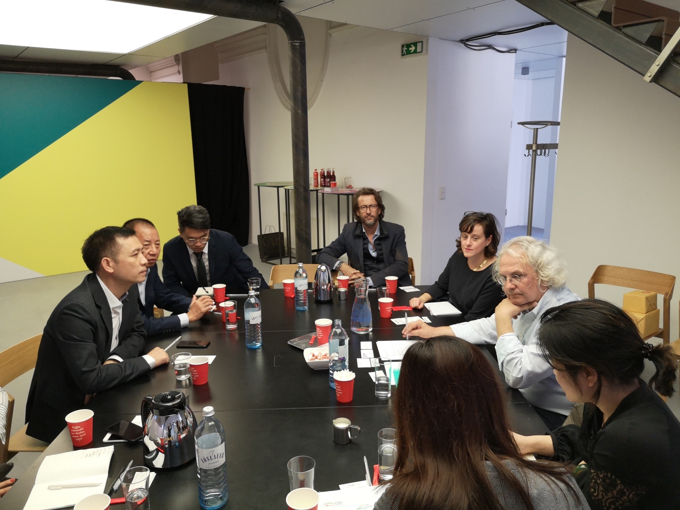 On-site investigation and exchange with designaustria