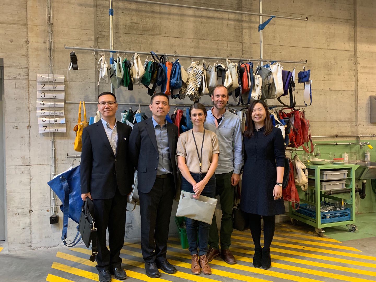 On-site investigation and exchange with Swiss Design Association